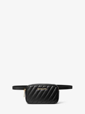 michael michael kors rose quilted convertible belt bag|Michael Kors soho studded bag.